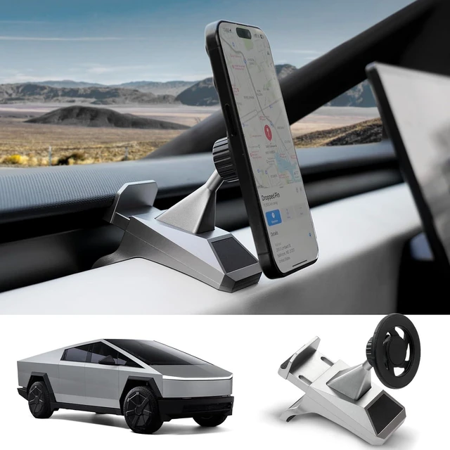 Main image of Magnetic Phone Mount for 2024-2026 Tesla Cybertruck Accessories