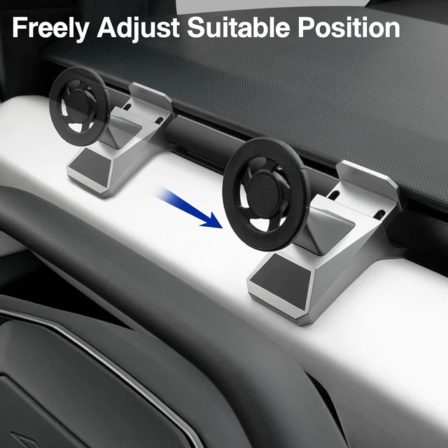 Alt view image 3 of 7 - Magnetic Phone Mount for 2024-2026 Tesla Cybertruck Accessories