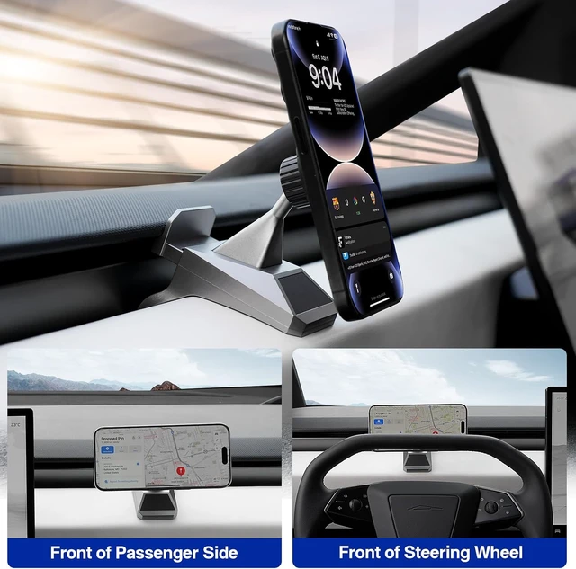 Alt view image 4 of 7 - Magnetic Phone Mount for 2024-2026 Tesla Cybertruck Accessories