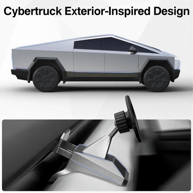 Alt view image 5 of 7 - Magnetic Phone Mount for 2024-2026 Tesla Cybertruck Accessories