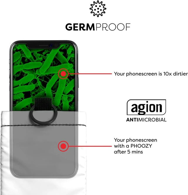 Alt view image 6 of 7 - Apollo II Thermal Phone Case with NASA-Derived Technology - Extends Battery Life 4X in Hot or Cold Weather - Military Grade 8-Foot Drop Protection Insulated Pouch - Large Mint