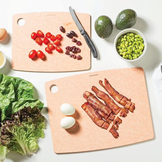Alt view image 6 of 7 - Kitchen Series Cutting Board, 17.5-Inch × 13-Inch, Natural