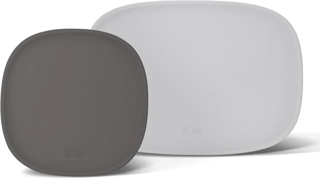 Main image of DuoEssentials TPU Cutting Board Set, 2 Sizes, Metal Gray