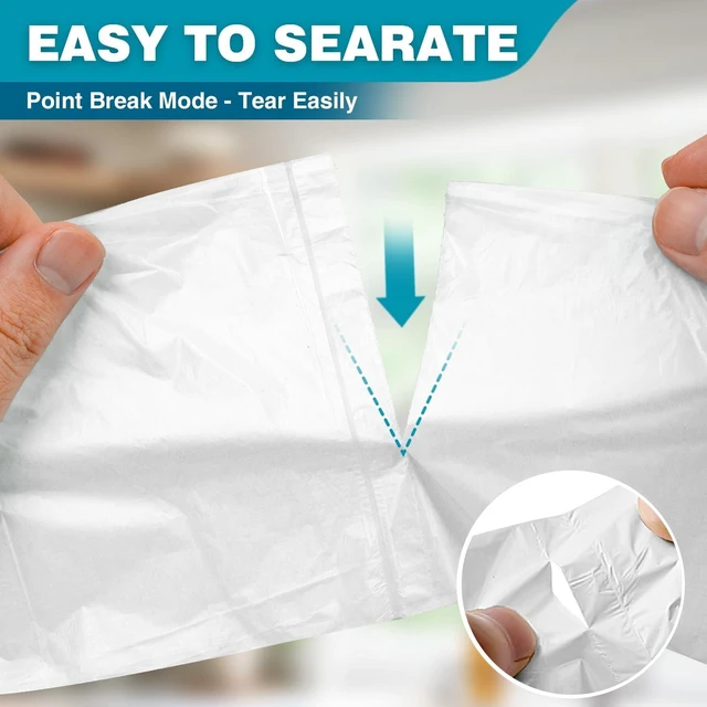 Alt view image 4 of 6 - Small Trash Bags 2-4 Gallon Trash Bag 1000 Count