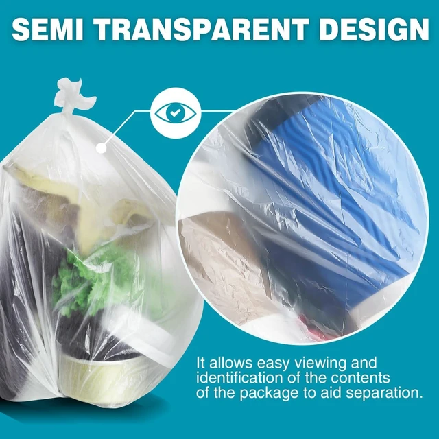 Alt view image 5 of 6 - Small Trash Bags 2-4 Gallon Trash Bag 1000 Count