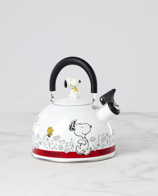 Alt view image 2 of 6 - Chef Snoopy Enamelware Tea Kettle, 84.5oz