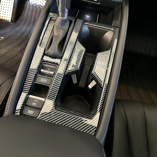 Alt view image 6 of 6 - Carbon Fiber Gear Panel Center Console Cover for Honda Accord 2023-2026
