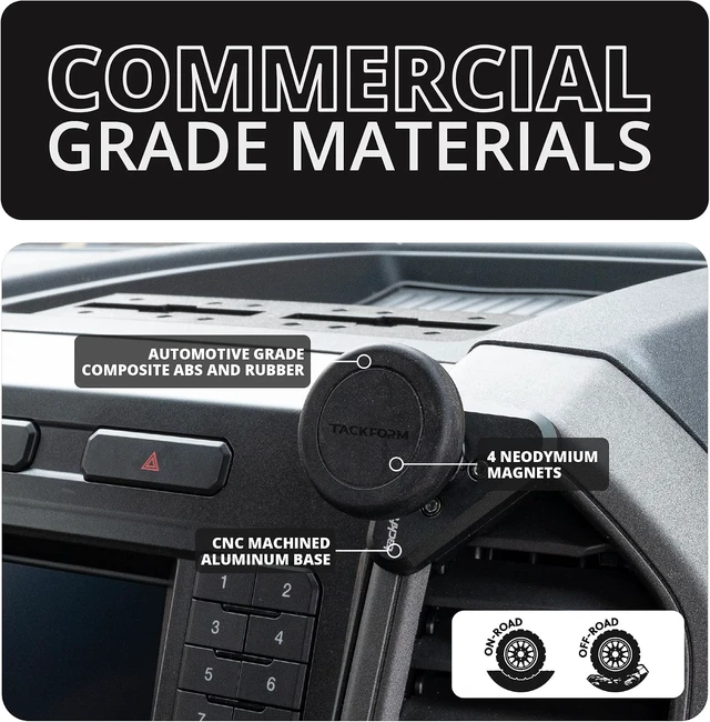 Alt view image 6 of 7 - Link Vent Mount Universal Magnetic Phone Holder Compatible with 2015-2020 Ford F-150, 2017-2021 Super Duty, and 2018-2021 Expedition