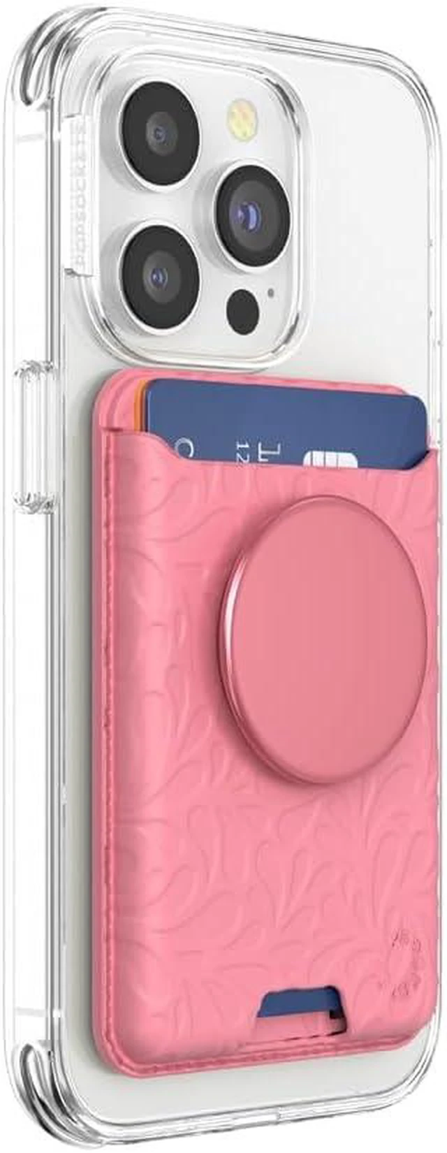 Alt view image 2 of 6 - Phone Wallet for MagSafe with Grip- Putty Tooled