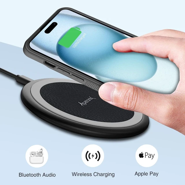 Alt view image 2 of 7 - Battery Case for iPhone 17 Pro Max, Portable Strong Slim Protective Extended Charger Cover, 15W Fast Charging, High Capacity with Wireless Charging Case. Black