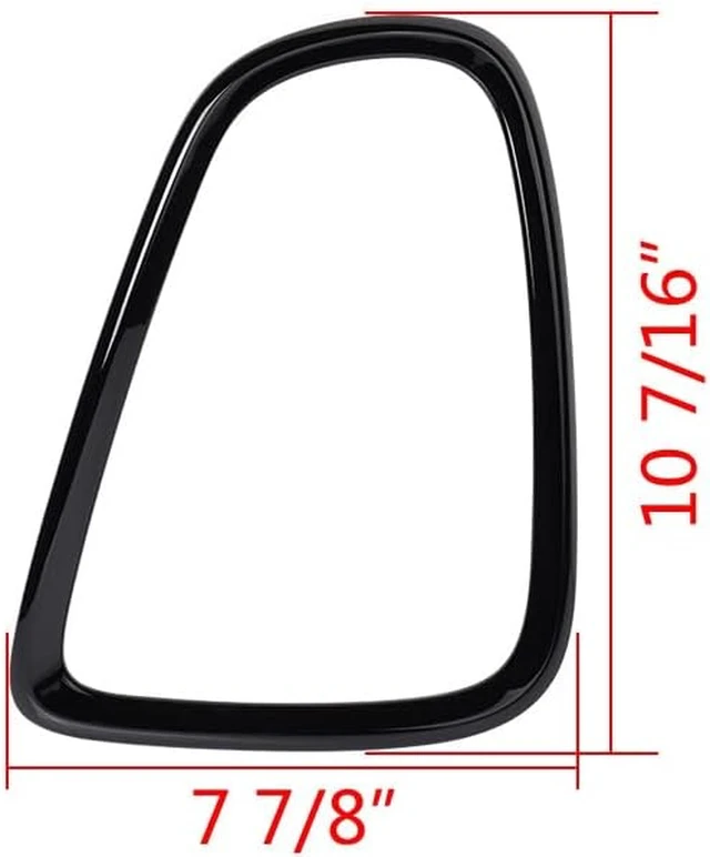 Alt view image 5 of 7 - Glossy Black Headlight & Taillight Trim Covers for Mini Cooper