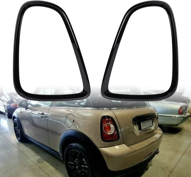 Alt view image 3 of 7 - Glossy Black Headlight & Taillight Trim Covers for Mini Cooper