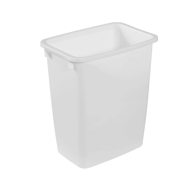 Alt view image 2 of 7 - Traditional Open Top Waste Basket, White, 21 Quart, 2-Pack