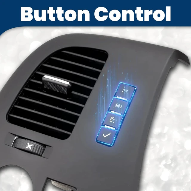 Alt view image 4 of 7 - Driver Information Center Control Panel Air Vent Fits for 07-13 Silverado