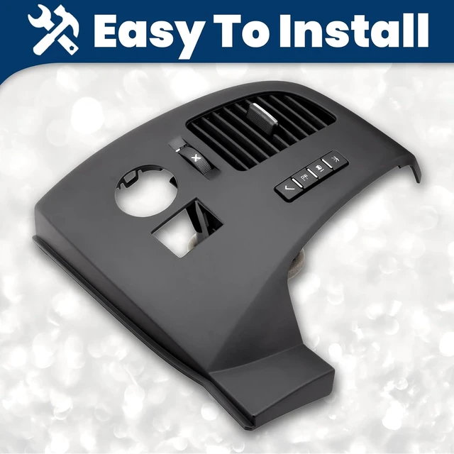 Alt view image 5 of 7 - Driver Information Center Control Panel Air Vent Fits for 07-13 Silverado