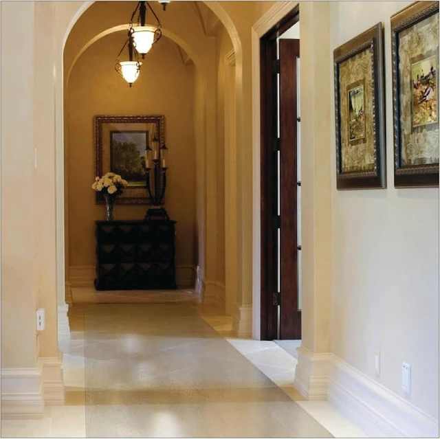Alt view image 2 of 7 - Clear Hard Floor Runner, USA Made, Safe, 24 x 36 Inch, 2mm Thick Clear Vinyl, Clear Plastic Floor Runner for Kitchen Flooring, Protector Runner for Tile Floors