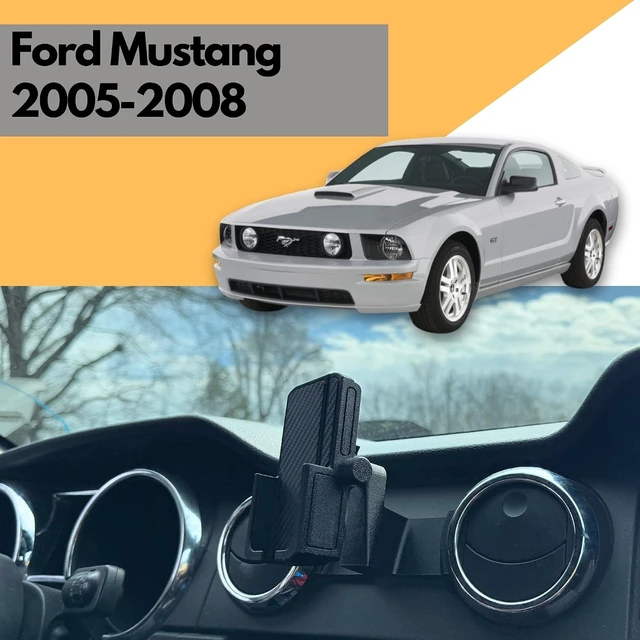 Alt view image 2 of 7 - Phone Holder for Ford Mustang 2005-2008 (Cradle Mount)
