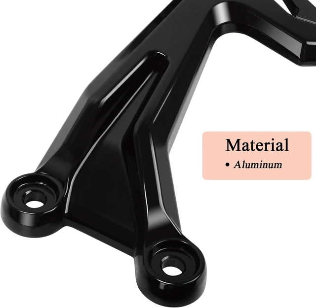 Alt view image 3 of 7 - Rear Passenger Footrests Foot Pegs w/Brackets for Kawasaki Ninja