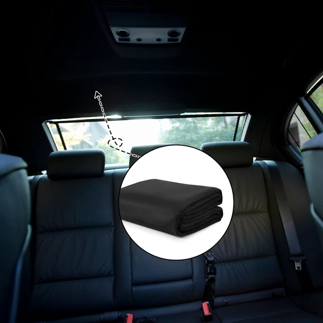 Alt view image 5 of 7 - Suede Headliner Fabric 98 X 60 1/9" Foam Backing,Black