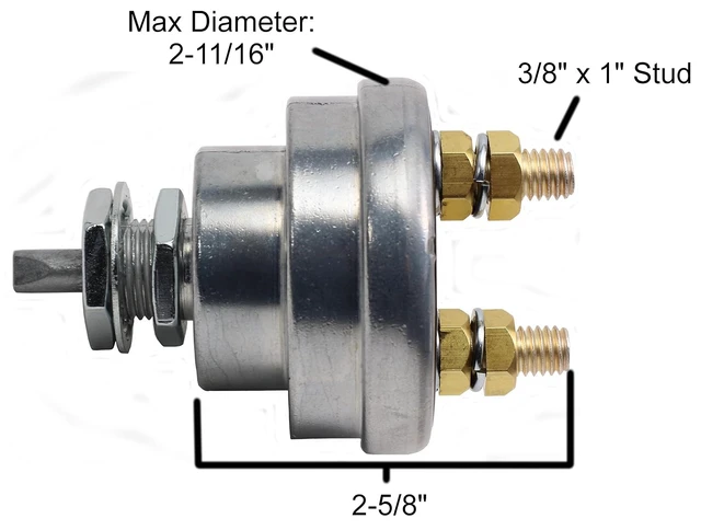 Alt view image 3 of 7 - High Current Master Battery Disconnect Switch Kit