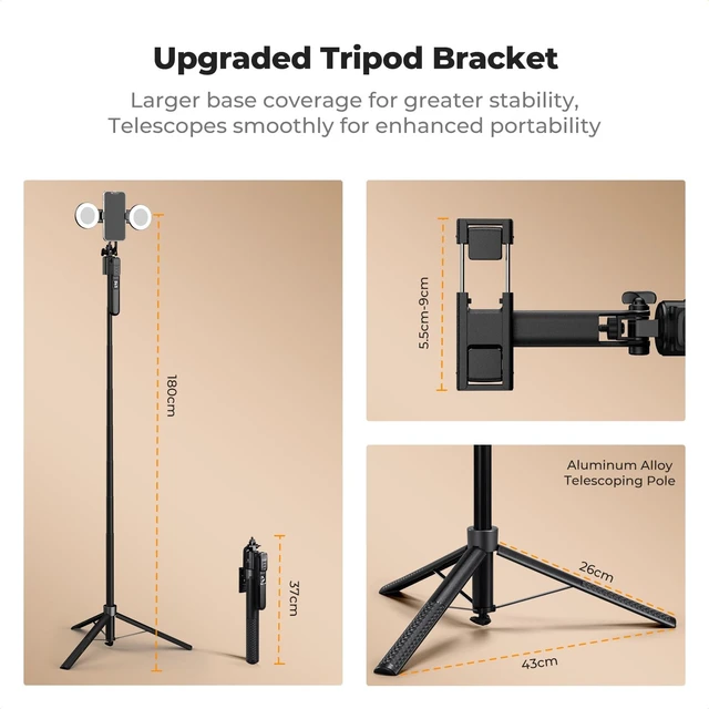 Alt view image 6 of 7 - 71 Auto Face Tracking Tripod