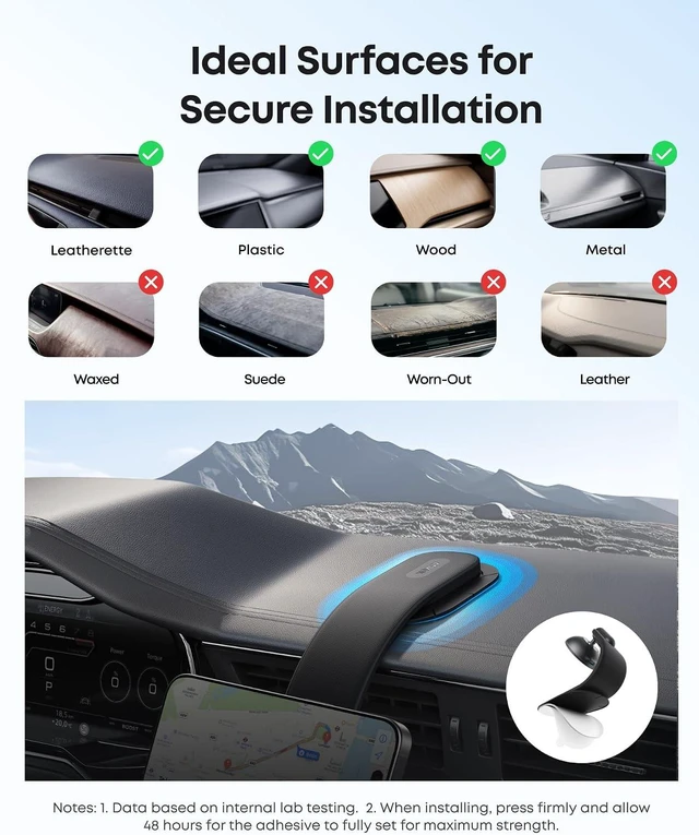 Alt view image 6 of 6 - Nano Magnetic 15W Car Charger with Alloy Bracket Wireless