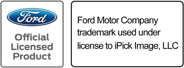 Alt view image 6 of 7 - for Ford Mustang Script in Yellow Printed American-Made Black Metal License Plate Frame - Official Licensed