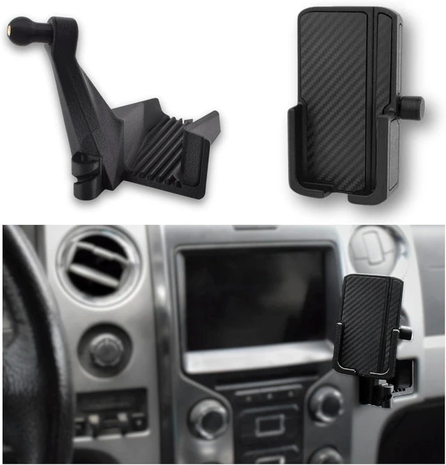 Main image of Phone Holder for Ford F-150 2009-2014, Lincoln Mark LT 2010-1014 - Custom Fit in Dash Pocket Phone Mount