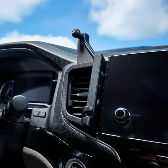 Alt view image 4 of 7 - Phone Holder for Honda Pilot 2016-2022 Model Years/Custom Made/Easy to Install/No Tools Required