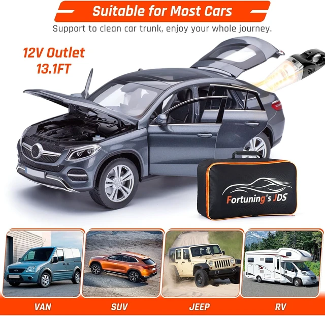 Alt view image 7 of 7 - 61 PCS Car Detailing Kit Interior Cleaner, Auto Detailing Kit, Car Vacuum Car Interior Detailing Kit, Car Wash Kit with Bucket Detailing Brush Set Car Accessories for Motorcycle, Cars, Bikes, Wheels