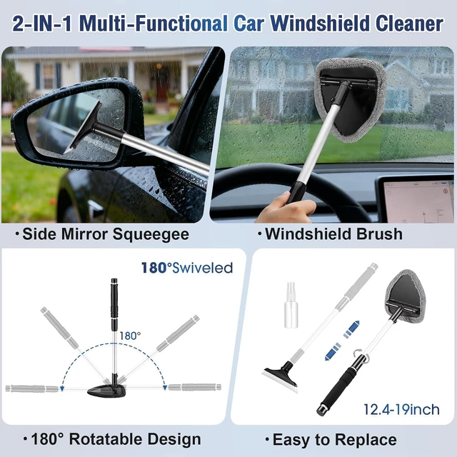 Alt view image 5 of 7 - 25Pcs Car Cleaning Kit, Interior Detailing Kit with 4in1 High Power Vacuum