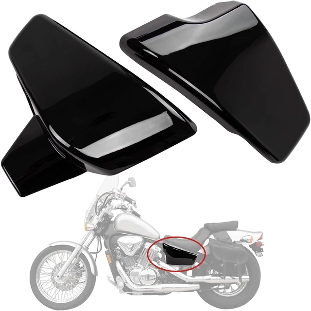 Main image of Battery Side Fairing Covers for VLX 600 1999-2008 and for VT 600 C CD Shadow VLX Deluxe 1999-2007 Black