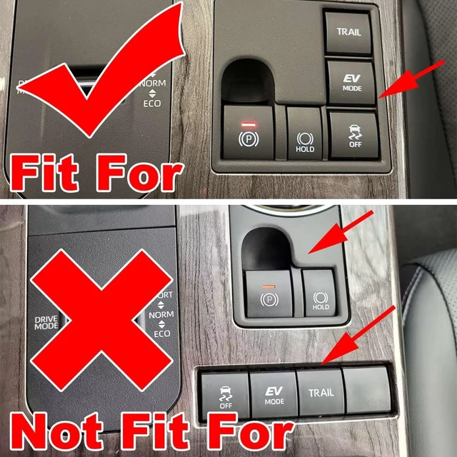 Alt view image 2 of 7 - Carbon Fiber Color Gear Shift Knob, Console Panel Trim, Cup Holder Cover Fit for Toyota Highlander 2023 2024 2025 2026 L/LE/XLE/XSE/Limited/Platinum/Hybrid Interior Accessories