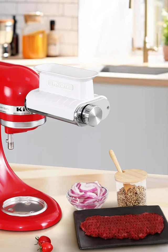 Alt view image 6 of 7 - Meat Tenderizer Attachment for KitchenAid Mixer, 3 Thickness Settings