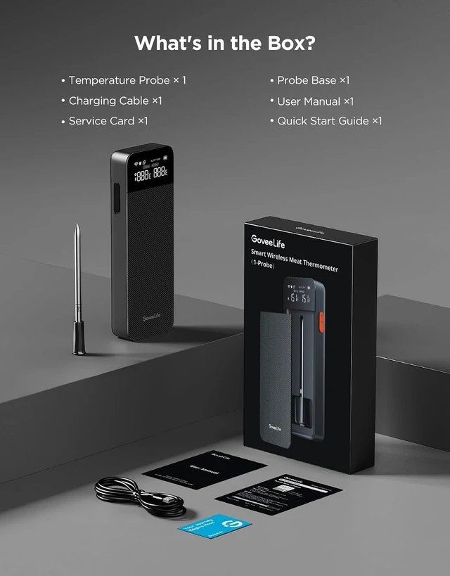Alt view image 7 of 7 - Smart Bluetooth Wireless Meat Thermometer Digital with App Alerts