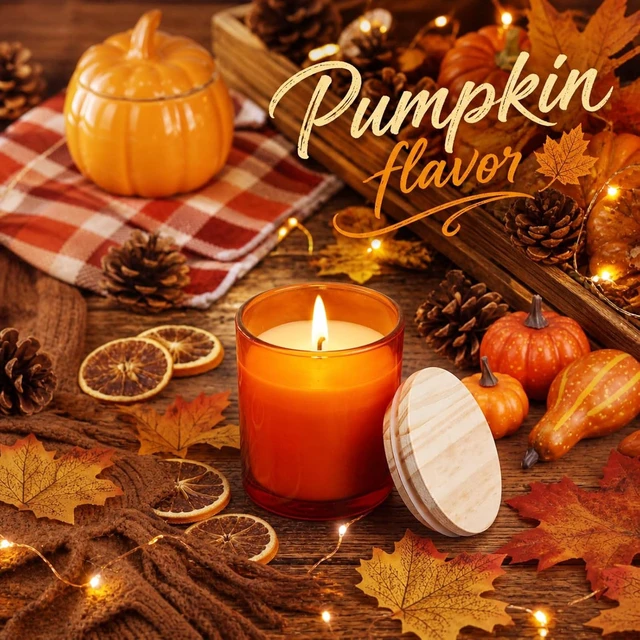 Alt view image 3 of 6 - 7 Pcs Fall Kitchen Tray Table Decorations, Orange, Ceramic