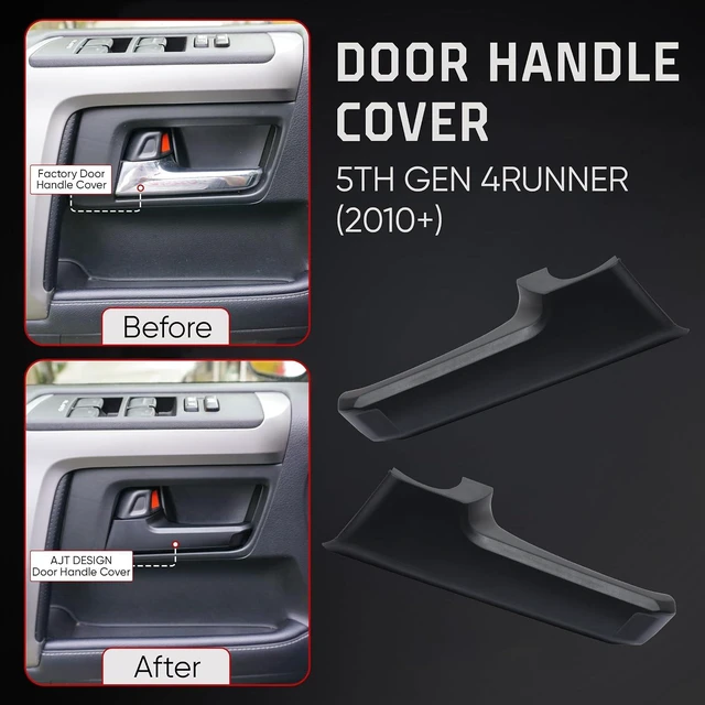 Alt view image 3 of 6 - Door Handle Covers Compatible with Toyota 4Runner 2010+ (5th Gen)
