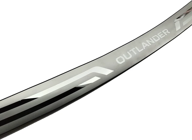 Alt view image 7 of 7 - Trunk Door Sill Protector for Mitsubishi Outlander 2022 2023 2024 2025 Rear Bumper Protector Accessories Guard Cover Trim Mirror-Like Finish Parts Decorating Protecting