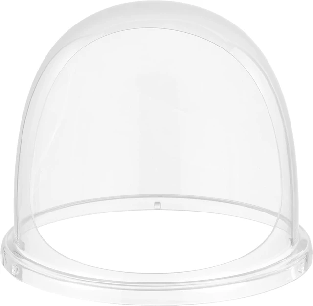 Main image of 16 Inch Cotton Candy Machine Cover, Transparent Acrylic Dome Bubble Shield Compatible with 15inch Commercial Cotton Candy Floss Maker Bowl for Party, Shops, Bottom Groove Design