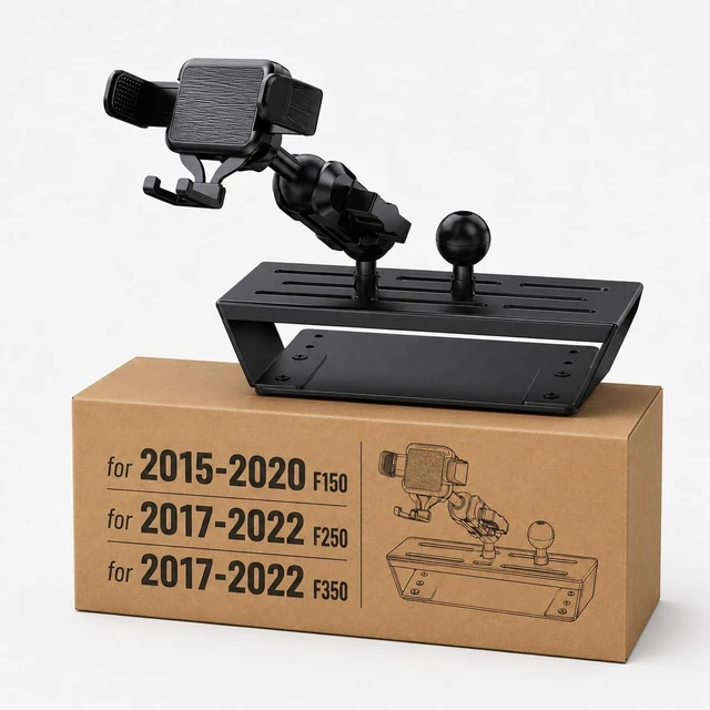 Main image of Metal Dash Phone Mount for 2015-2020 F150 & 2017-2022 F250&F350