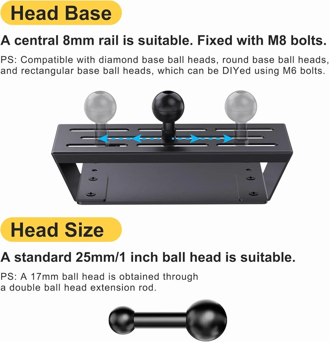 Alt view image 5 of 7 - Metal Dash Phone Mount for 2015-2020 F150 & 2017-2022 F250&F350