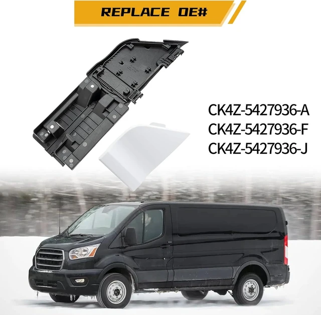 Alt view image 5 of 6 - Transit Fuel Door Gas Door Fits Ford Transit Vans 150 250 350(HD) 2015-2023