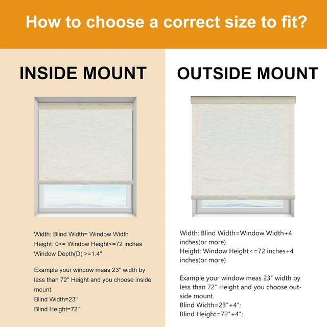 Alt view image 6 of 7 - Custom Size Free-Stop Cordless Roller Shades Light Filtering Natural Woven Linen Fabric UV Protection Privacy Roller Blinds for Windows Shades for Home, Kitchen, Living Room, Linen Beige