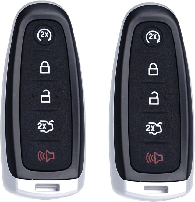 Main image of Car Key Fob Replacement Fits for Ford Explorer Edge 2011-2015 Expedition Flex Taurus 2013-2019 Focus Escape Lincoln MKS MKT MKX Navigator Keyless Entry Remote Set of Two M3N5WY8609 164-R8092
