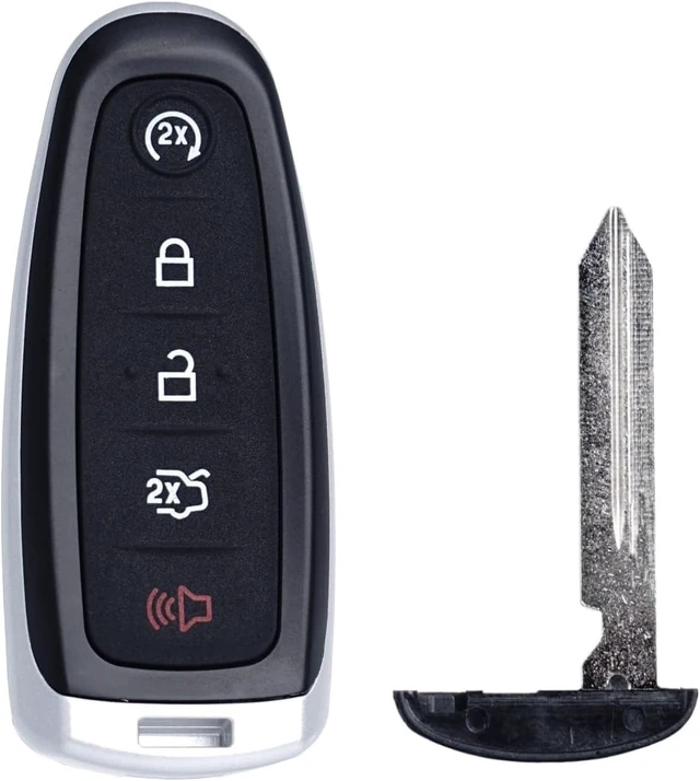 Alt view image 6 of 7 - Car Key Fob Replacement Fits for Ford Explorer Edge 2011-2015 Expedition Flex Taurus 2013-2019 Focus Escape Lincoln MKS MKT MKX Navigator Keyless Entry Remote Set of Two M3N5WY8609 164-R8092