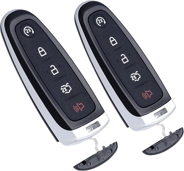 Alt view image 7 of 7 - Car Key Fob Replacement Fits for Ford Explorer Edge 2011-2015 Expedition Flex Taurus 2013-2019 Focus Escape Lincoln MKS MKT MKX Navigator Keyless Entry Remote Set of Two M3N5WY8609 164-R8092