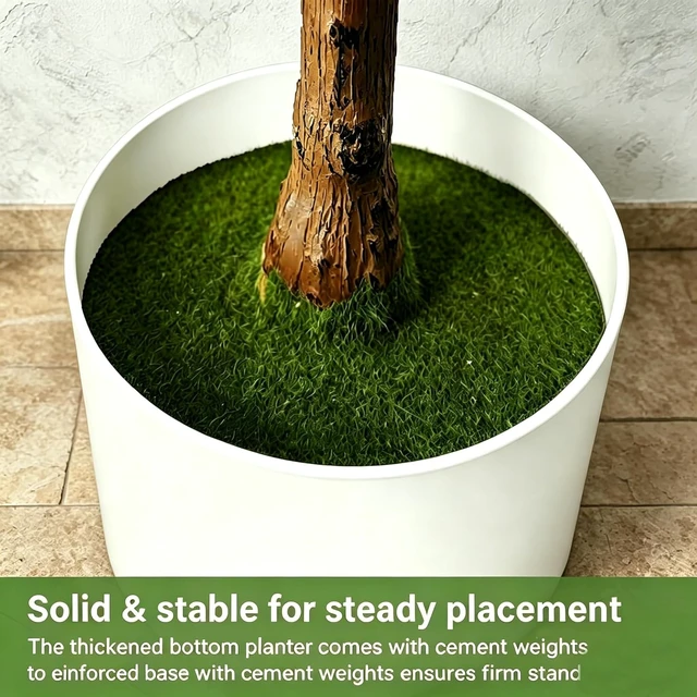 Alt view image 6 of 7 - Olive Tree Olive Trees Artificial Indoor 6FT Faux Olive Tree with Pot,Artificial Olive Trees Plant with Realistic Trunk, Branches, Leaves and Fruits,Fake Tree Plant for Home Office Decor