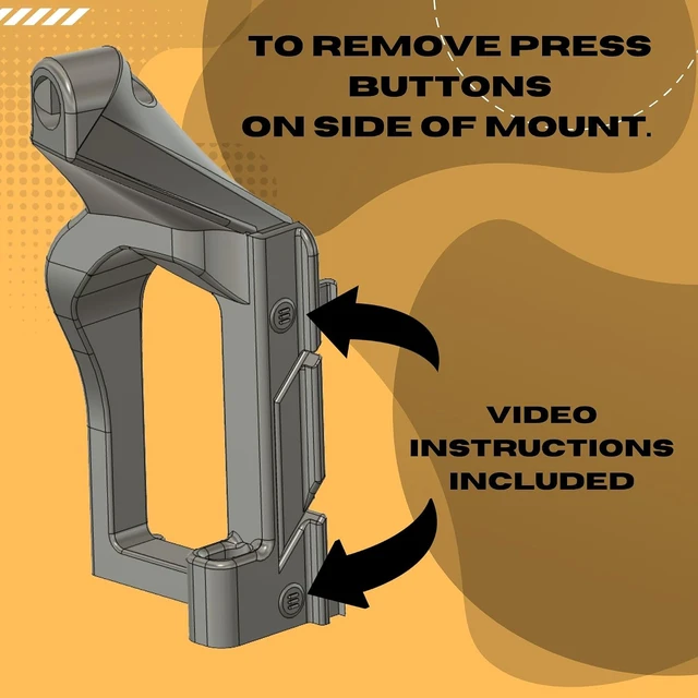 Alt view image 3 of 6 - Phone Holder for Dodge Charger 2011-2023 / Cradle Mount