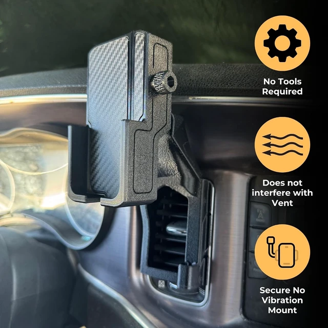 Alt view image 4 of 6 - Phone Holder for Dodge Charger 2011-2023 / Cradle Mount