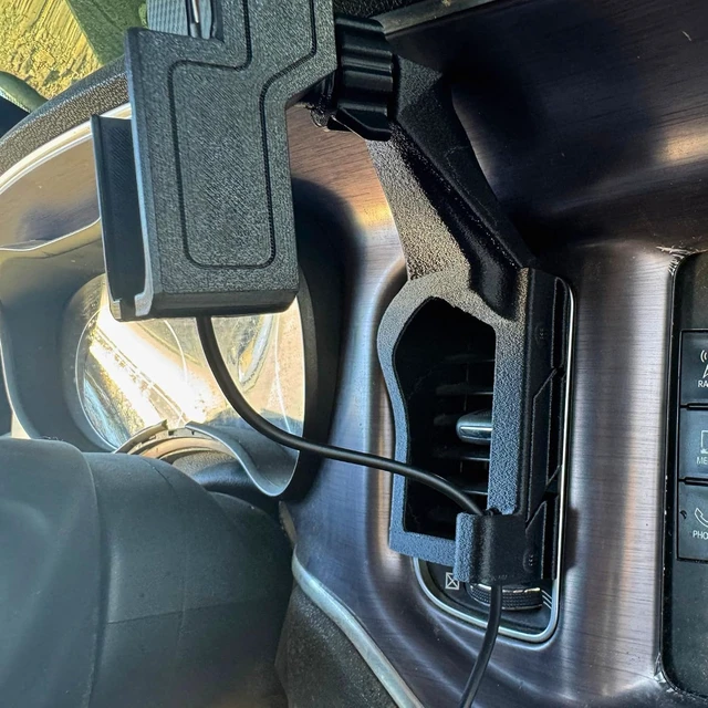 Alt view image 6 of 6 - Phone Holder for Dodge Charger 2011-2023 / Cradle Mount